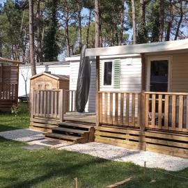 Mobil-home confort dans impasse boisée