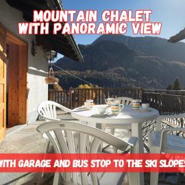 5' Bus to the Ski Slopes, Panoramic Chalet, хотел в Чамполук