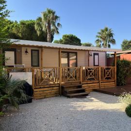 Camping Del Mar 260, Mobile Home Excellence, 3 chambres, 6 personnes, bord de mer