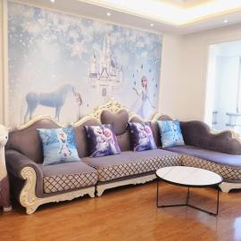 Tenchi's Frozen Apartment 冰雪奇缘主题冰雪大世界雪博会附近, hotel di Harbin