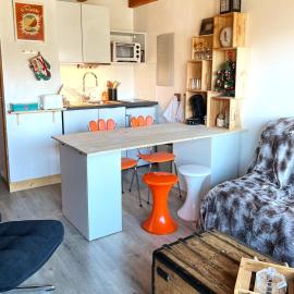 Appartement Crest Voland - Aux pieds des pistes, hotel a Crest-Voland