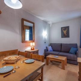 Studio divisible 4 pers, balcon, animaux admis
