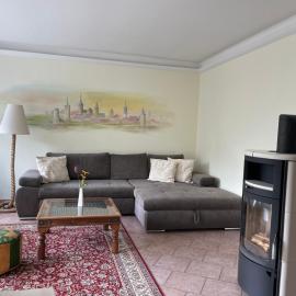 Ferienhaus Amare mit Fasssauna, eigener Terrasse & Kamin