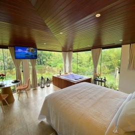 Loft Vidro Lake Rota do Vinho São Roque, מלון בסאו רוקה