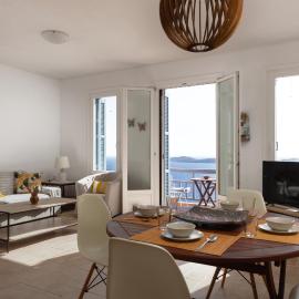 Sea & Sunset Balcony -Island House by Hostandros