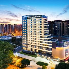 Atour Hotel Meishan Pengshan North Railway Station, hotel di Pengshan