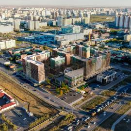 Oasis апартаменты с видом на парк, возле Хан-Шатыра и медицинского центра