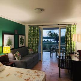 Studio 4 personnes piscine - Vue mer rocher du diamant, hotel i Sainte-Luce