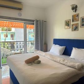 Luxury 1bhk with Bathtub Pool near Calangute Baga Beach, hotell i Calangute
