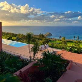 Mosteiros में, होटल Villa Anna Splendid Sunset Ocean Front