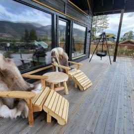 Elegant black chalet with top amenities in Vrådal, Hotel in Vradal