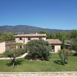 Provençal farmhouse, Mont Ventoux view, 2 pools (1 heated), Bédoin - 10 people