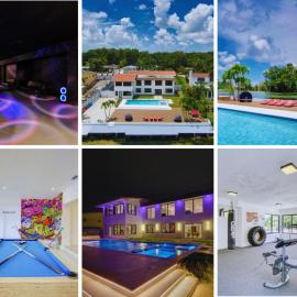 Club House 305 w PRIVATE NIGHTCLUB, Cinema, Game Room, Gym & Pool