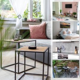 BEST STAY moderne Stadtwohnungen in Hünfeld - Küche, Schlafsofa, Terrasse oder Balkon WLAN Smart TV, хотел в Хюнфелд