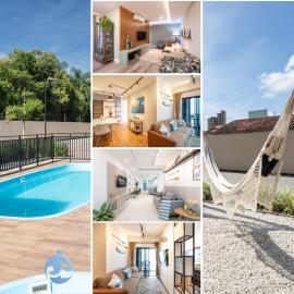 Apartamentos em Bal Piçarras 150 M DA PRAIA com Sacada Wi Fi, Piscina, Portaria 24h, Playground e vaga de GARAGEM, hotel in Piçarras