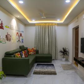 Cozy 3 bhk A/C home @ wipro circle , Near US Embassy