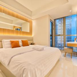 Studio Sea View Apartment at Gold Coast PIK by MYsweethome