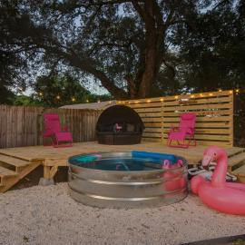 family house cowboy pool HOT TUB Yard Games