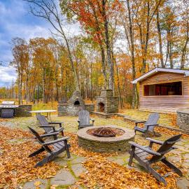 Private Hot Tub on 10 Acres: Cozy Catskill Getaway