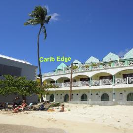 Carib Edge AC beach penthouse, near amenities