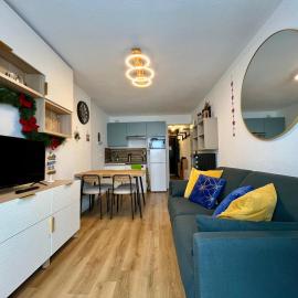 La Ferrière में, होटल Appartement studio cabine avec vue panoramique au pied des pistes
