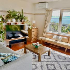 Family and pet friendly with stunning seaviews
