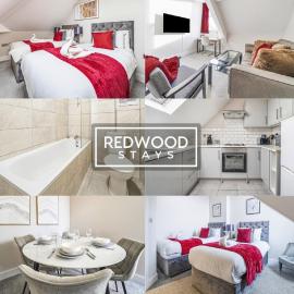Everest Lodge Serviced Apartments for Contractors & Families, Free WiFi & Netflix By Redwood Stays, hotel di Farnborough
