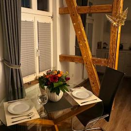 Goslar में, होटल Apartment Mauerblick in der Altstadt mit Smart TV Waschtrockner und voll ausgestatteter Küche