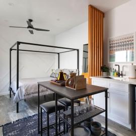 Vibe on the Patio at a Modern Luxury Studio near LAX Beach