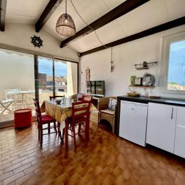 Appartement studio cabine 4 couchages ST CYPRIEN PLAGE SC380-F274