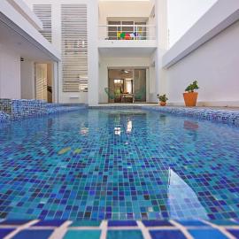 Casa CAMPANA, Privada, Piscina Privada, 3 Cuadras Malecón, hotel di Cozumel