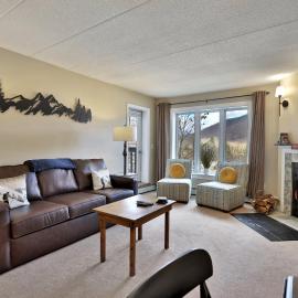 Pico Mountain Condo C-307 - 1 BR, 1BA Steps to Pico Ski Slopes, Bus to Killington