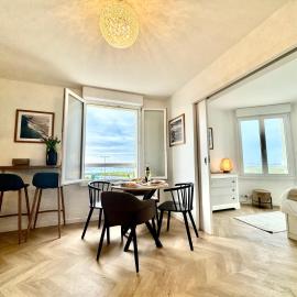 Le Petit Porspaul T2 vue mer et proximité plage, hotell sihtkohas Lampaul-Plouarzel