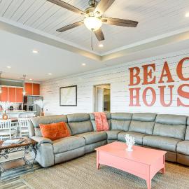 'The Beach House' Bolivar Peninsula Family Getaway