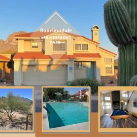 Private Home - Billiards, Mountain Views, Private Desert Access, HOA Pool & Spa, BBQ, at Lambert Park - Bourbondale, hotel u gradu 'Tucson'