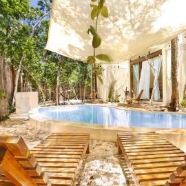 Loft Cabins in Cenotes Natural Park Tulum