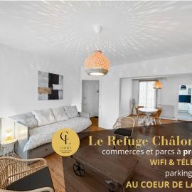 Le Refuge Châlonnais - City Centre, Wifi, Parking