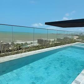Studio Luxo p/4 pessoas, a 50m do mar, hotel in Cabedelo