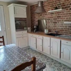 Maison charmante à Audignies, 50 m² avec jardin clôturé.
