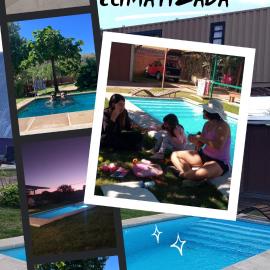 Cabañas en Koslay Ñalala Ivoqué con piscina climatizada en épocas cálidas, хотел в Juana Koslay 