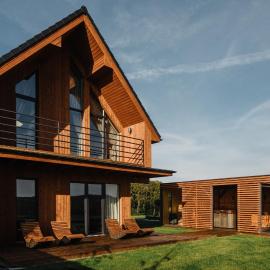 Domek na Kaszubach z jacuzzi i sauną, jezioro, las, Kaszuby, Widokownia Bukowinki