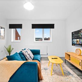 Stylish Apartment - Netflix - Fast WiFi - Parking - Top Rated 4MH