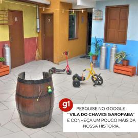 Vila do Chaves - Nossa hospedagem foi matéria no G1