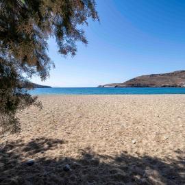 Sandy Beachfront House Ganema Serifos、Ganemaのホテル