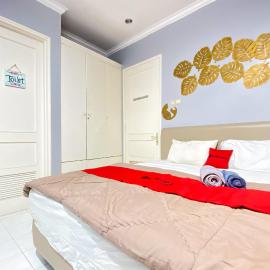 RedDoorz Near Taman Bunga Nusantara 2, hotelli kohteessa Cikundul