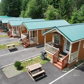 Packwood Lodge & Cabins、パックウッドのホテル