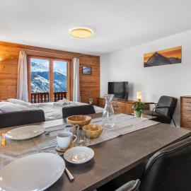 Appartement ski aux pieds - domaine des 4 Vallées, hotell sihtkohas Hérémence
