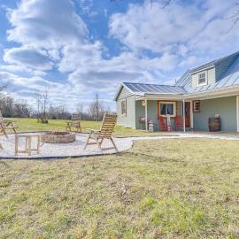 Grill & Fire Pit: New Market Getaway on 3-Acres!
