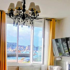 LE WELCOME vue port appartement plain pied, hotel in Fécamp