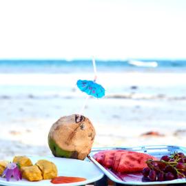 Diani Beachfront Villa Amani at Diani, hotell i Ukunda